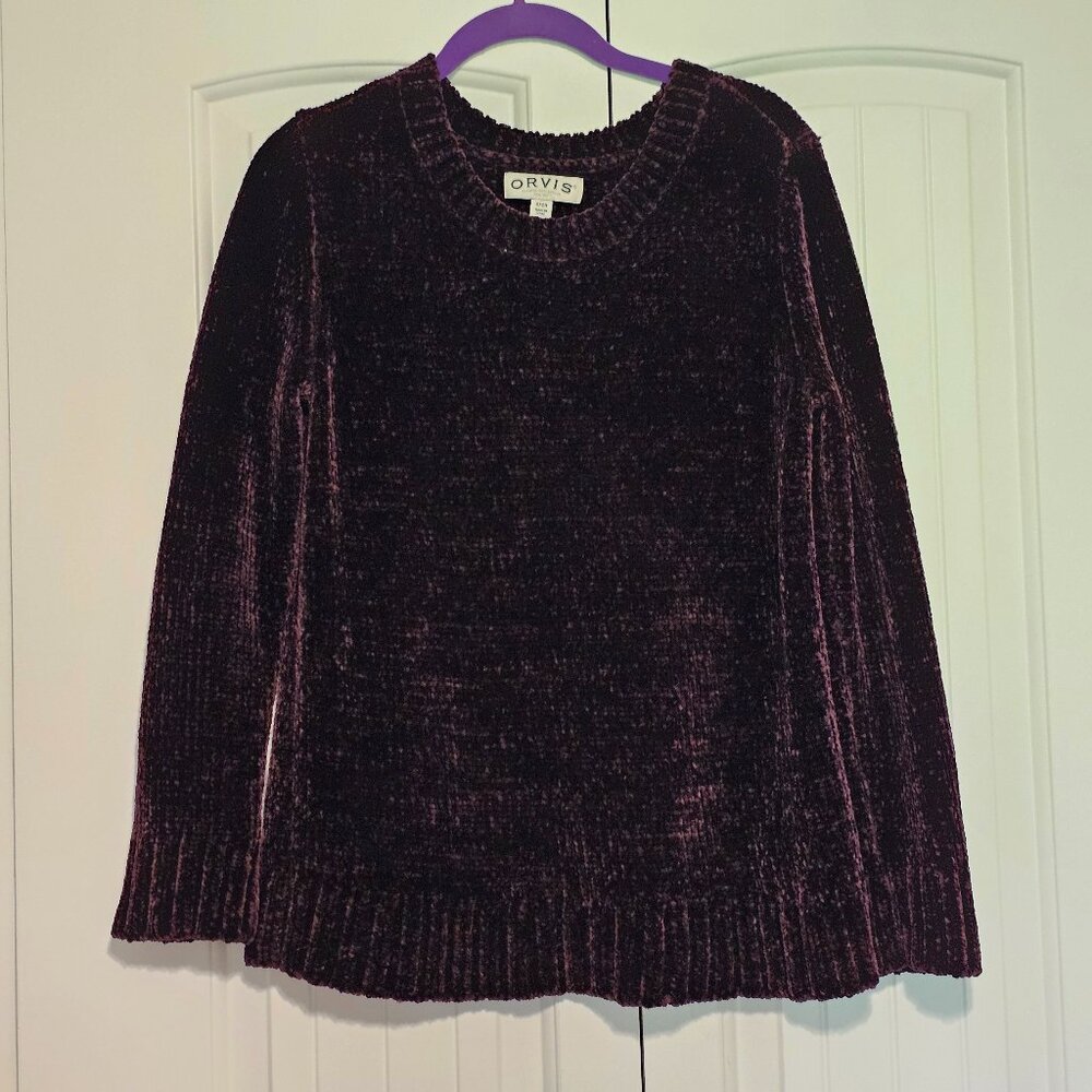 Orvis Purple Crew Neck Sweater